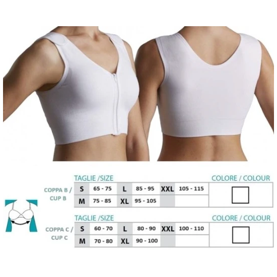 ORIONE 9652 REGGISENO POSTOP. CON ZIP COPPA C
