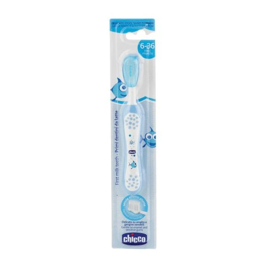 CHICCO SPAZZOLINO 6MESI+ AZZURRO