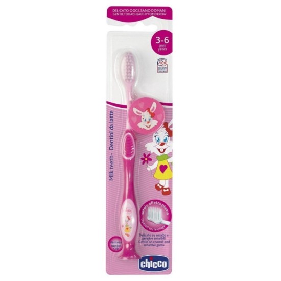 CHICCO SPAZZOLINO 3-6ANNI ROSA