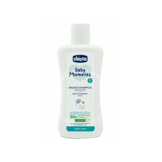 CHICCO BAGNO SHAMPOO BABYMOMENTS 200ML