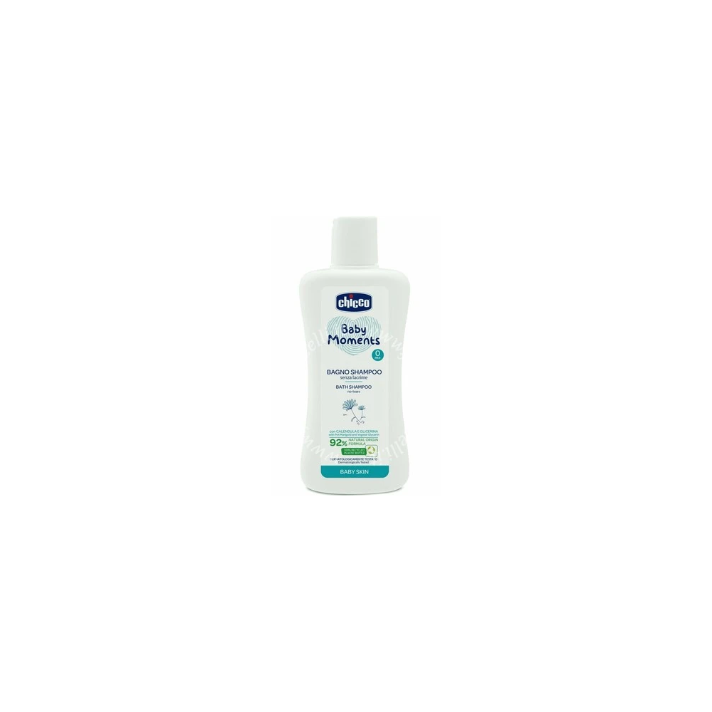 CHICCO BAGNO SHAMPOO BABYMOMENTS 200ML