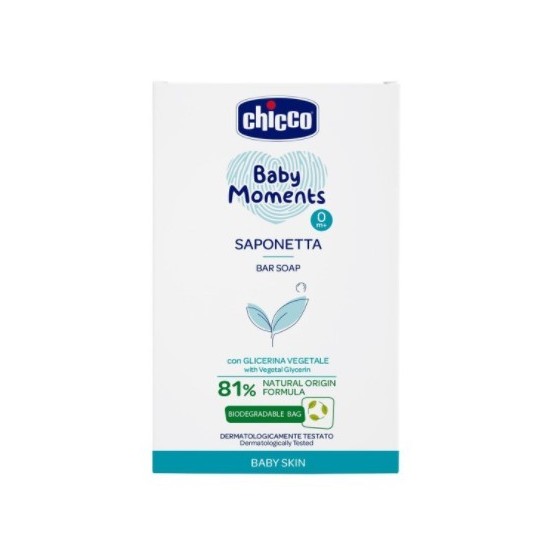 CHICCO SAPONE SOLIDO BABY MOMENTS 100G