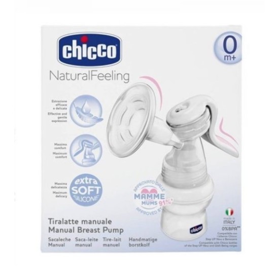 CHICCO TIRALATTE MANUALE NATURAL FEELING