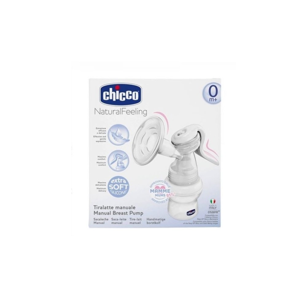 CHICCO TIRALATTE MANUALE NATURAL FEELING