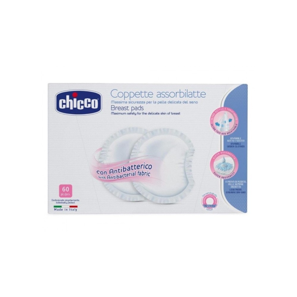 CHICCO COPPETTE ASSORBILATTE 60PZ