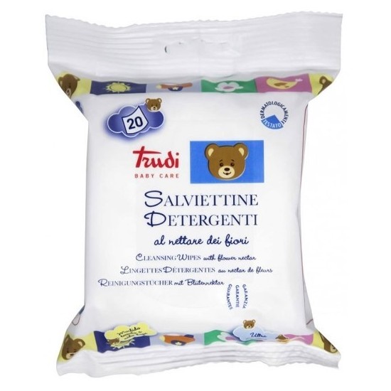 TRUDI BABY CARE SALVIETTE DETERGENTI 20PZ