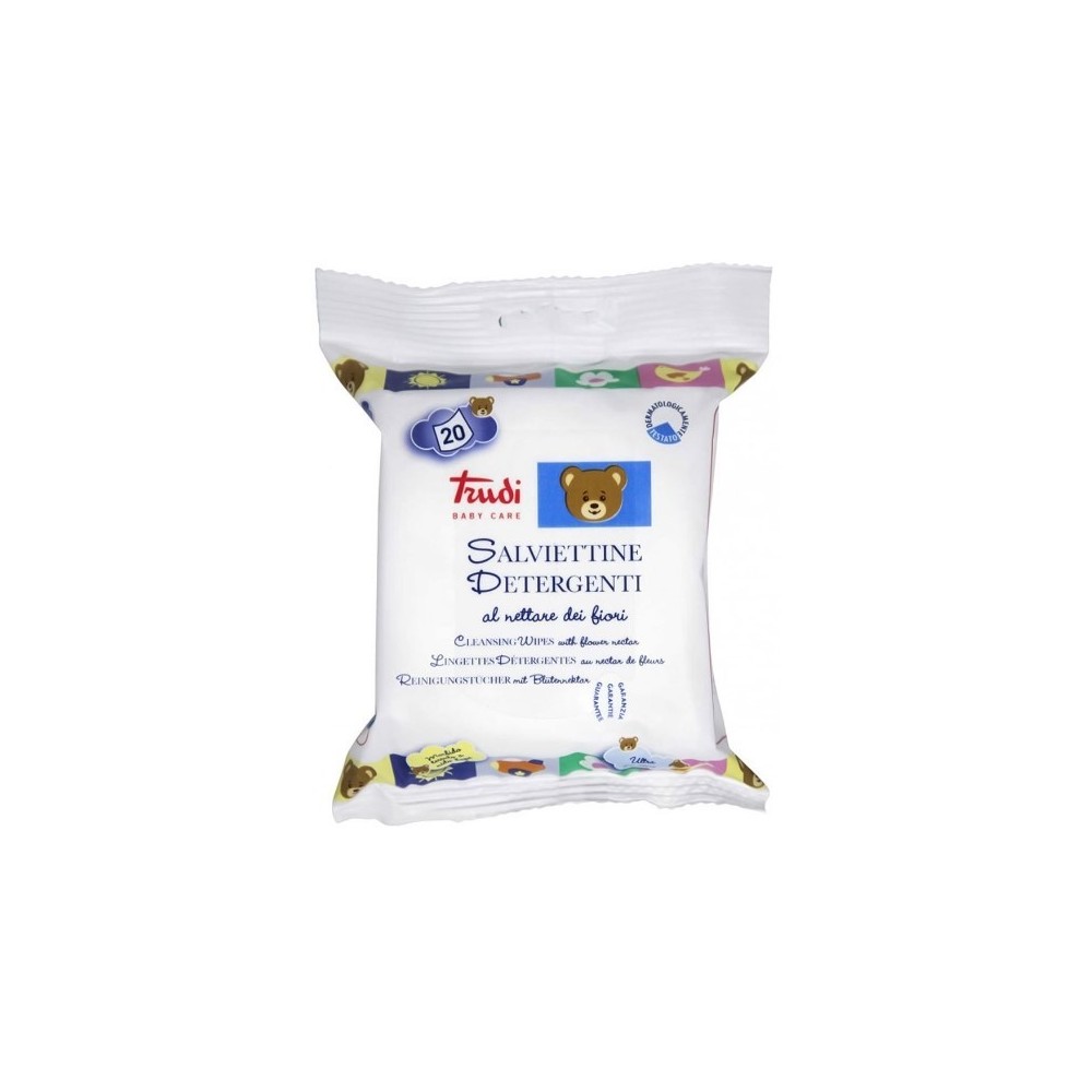 TRUDI BABY CARE SALVIETTE DETERGENTI 20PZ