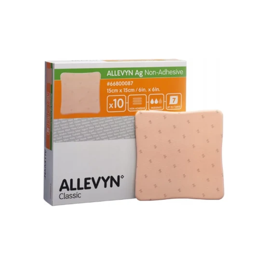ALLEVYN AG NON ADHESIVE 15X15