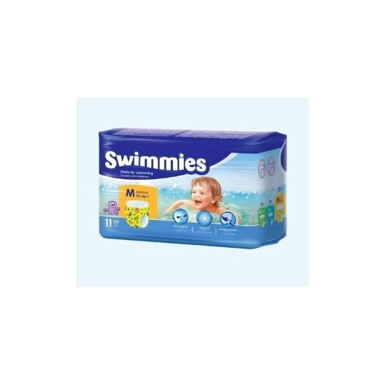 SWIMMIES PANTS S3 12KG+ 11PZ
