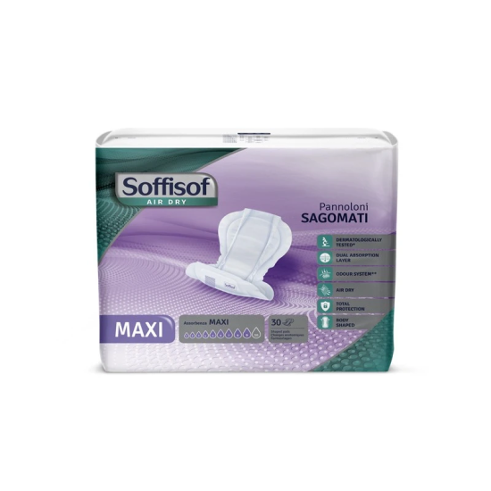 SOFFISOF AIRDRY PANN.SAGOMATI MAXI - 30PZ