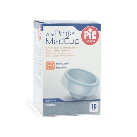 SFERE X NEBULIZZATORE PIC AIR PROJECT MEDCUP - 10PZ