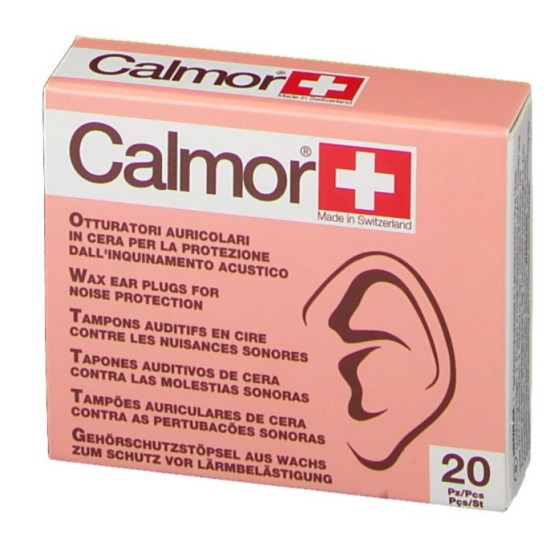 CALMOR TAPPI AURICOLARI IN CERA E COTONE 20PZ