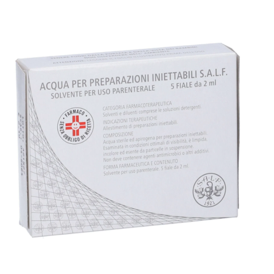 ACQUA X PREPARAZIONI INIETTABILI 2ML 5PZ
