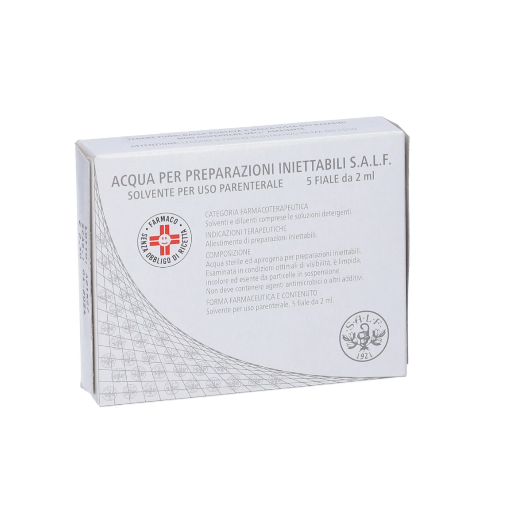 ACQUA X PREPARAZIONI INIETTABILI 2ML 5PZ