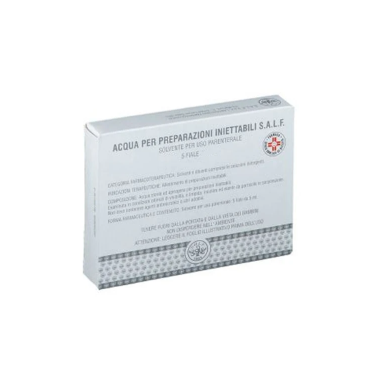 ACQUA X PREPARAZIONI INIETTABILI 10ML 5PZ