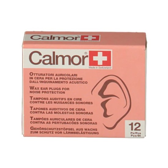 CALMOR TAPPI AURICOLARI CERA E COTONE - 12PZ