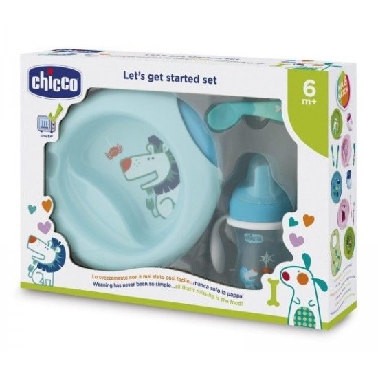 CH SET PAPPA 6M  AZZURRO