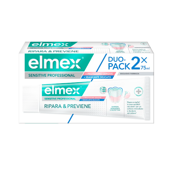 ELMEX SENSITIVE DENTIRFICIO RIPARA&PREVIENE 2PZ