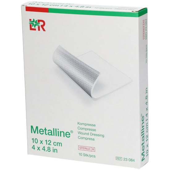 METALLINE MEDIC 10X12CM 10PZ