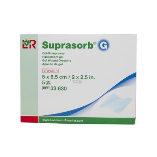 SUPRASORB G 5X6,5CM - 5PZ 33630