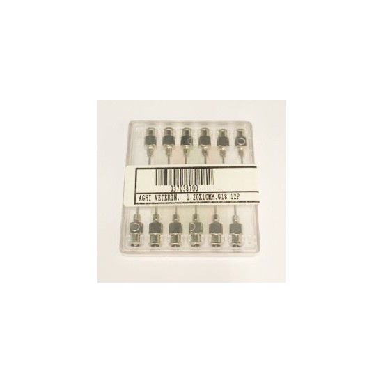AGHI VETERINARI RIUTIL. G18X10MM - 12PZ