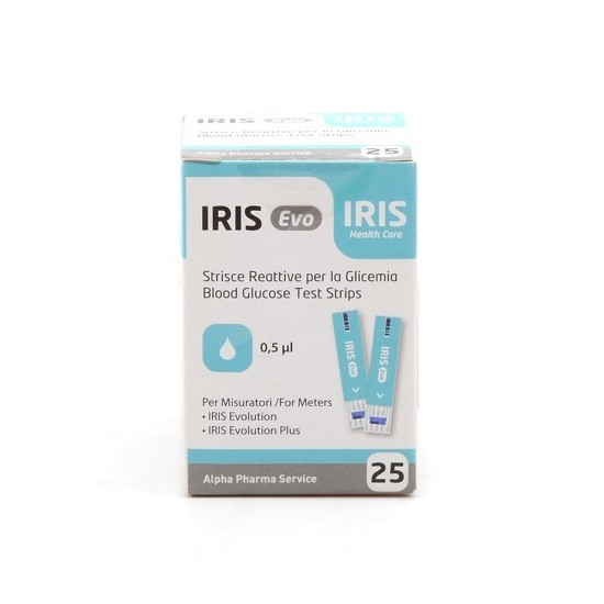 IRIX EVO STRISCE GLICEMIA 25PZ