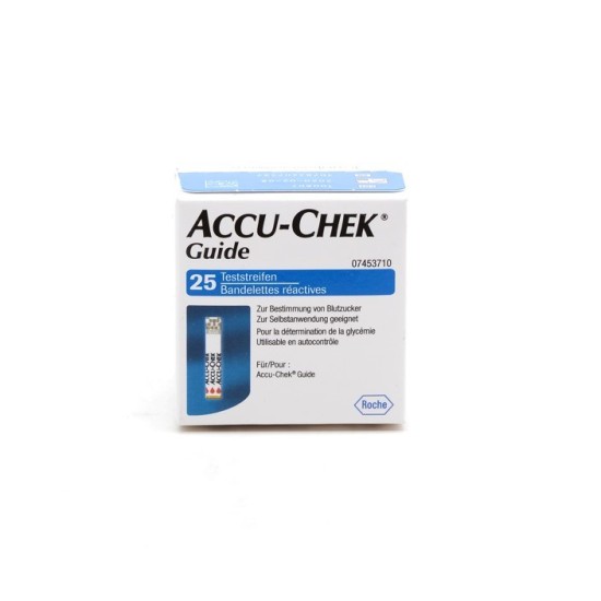 ACCU CHEK GUIDE 25 STRISCE