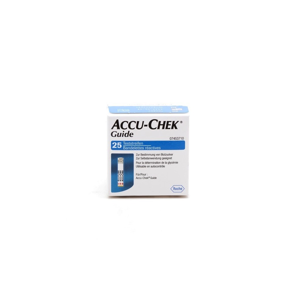 ACCU CHEK GUIDE 25 STRISCE