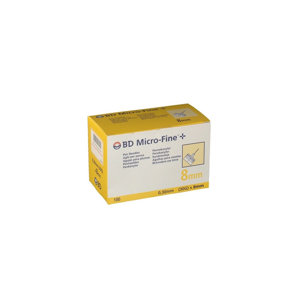 BD MICROFINE AGO G30 8MM 100PZ