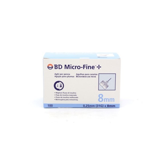 BD MICROFINE AGO G31 8MM 100PZ