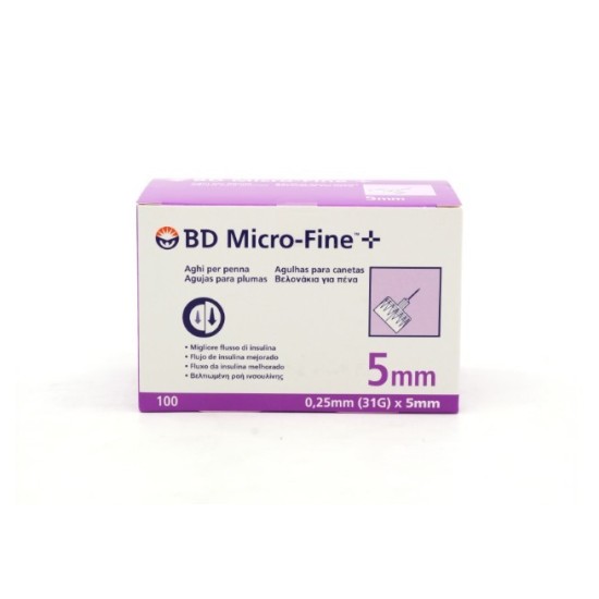 BD MICROFINE AGO G31 5MM 100PZ