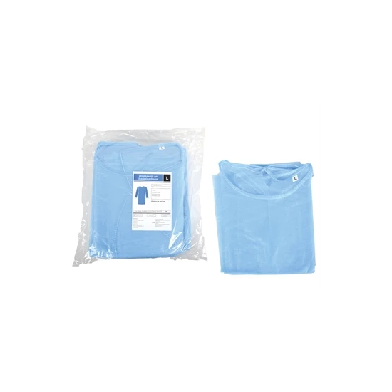 CAMICI IN POLIPROPILENE BLU TAGLIA L - 10PZ