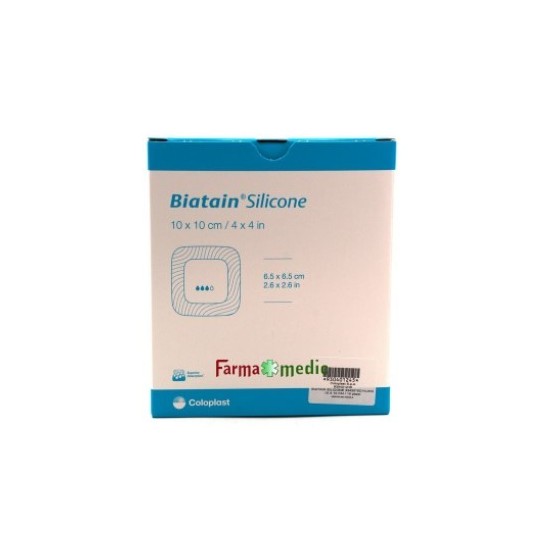 BIATAIN SILICONE ADESIVO 10X10 - 10PZ 33435