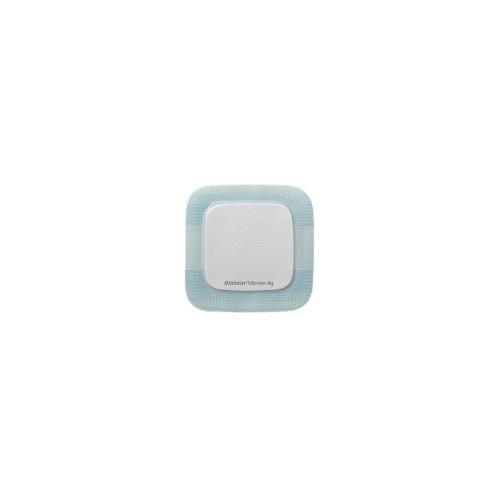 BIATAIN AG SILICONE ADESIVO 10X10 - 5PZ 39637