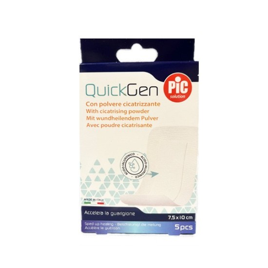 CEROTTI PIC QUICKGEN 10X7,5 5PZ. CICATRIZZANTE