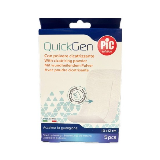 CEROTTI PIC QUICKGEN 10X12 5PZ. CICATRIZZANTE