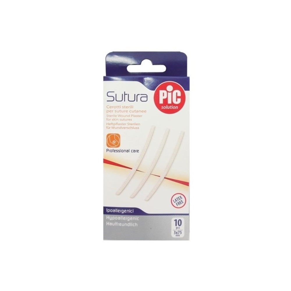 CEROTTI PIC SUTURA 3X75MM 10PZ