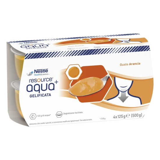 RESOURCE AQUA ARANCIA SENZA ZUCCHERO 4X125G