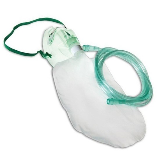 MASCHERA PER OSSIGENO ADULTI CON RESERVOIR AD ALTA CONCENTRAZIONE