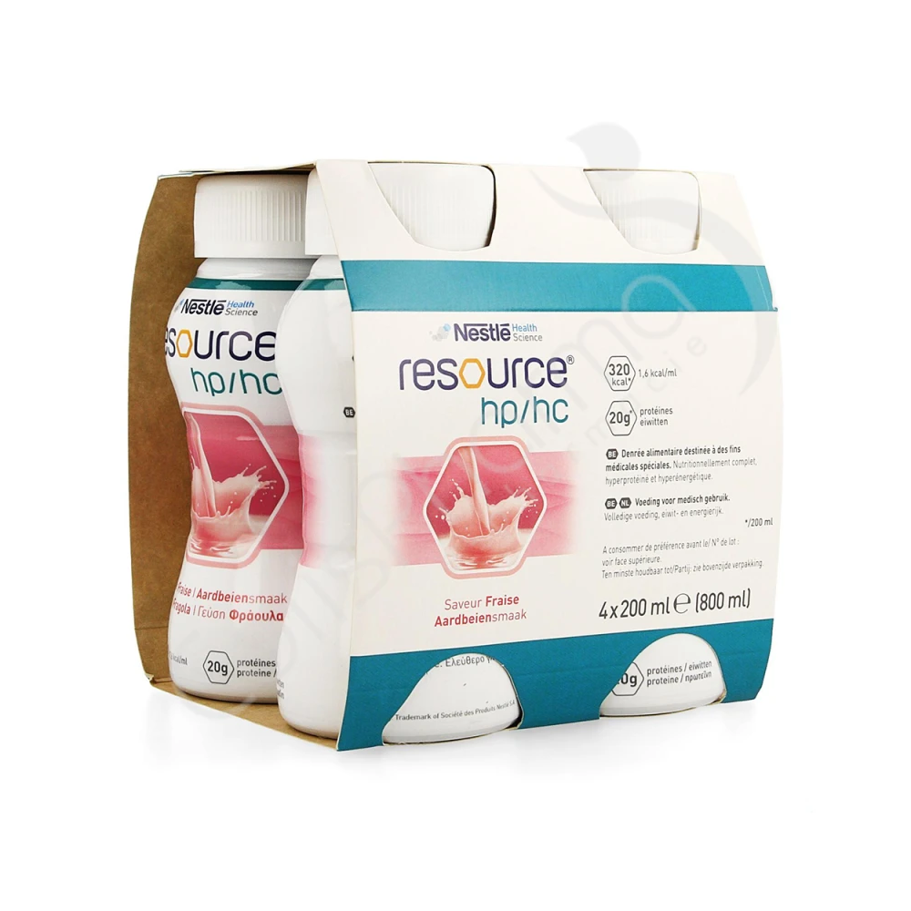 RESOURCE HP/HC FRAGOLA 4X200ML
