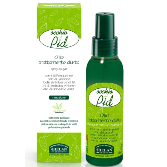 OLIO PIDOCCHI TRATTAMENTO D'URTO - OCCHIO AL PID HELAN