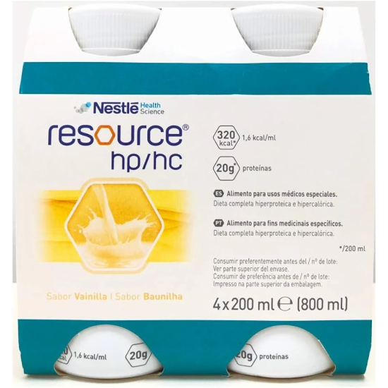 RESOURCE HP/HC VANIGLIA 4X200ML