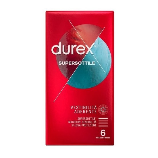 DUREX SUPERSOTTILE CLOSE FIT 6PZ