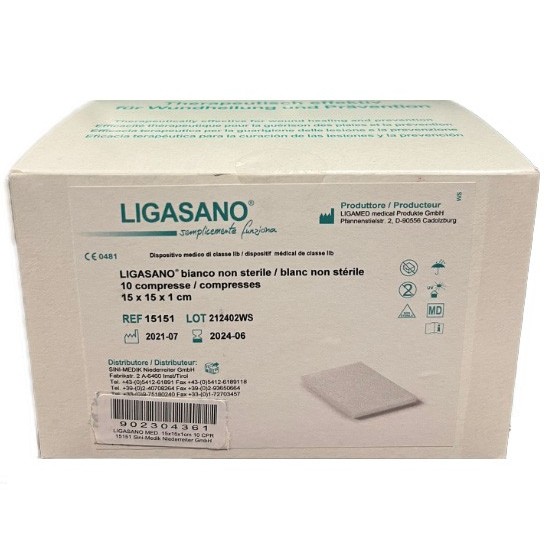LIGASANO MEDIC PUR 15X15CM10PZ
