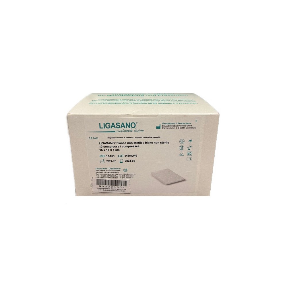 LIGASANO MEDIC PUR 15X15CM10PZ