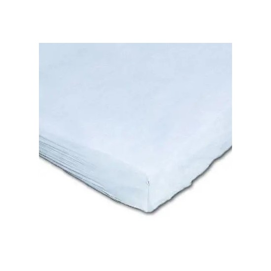 LENZUOLO BIANCO IN TNT 140X240 - 10PZ