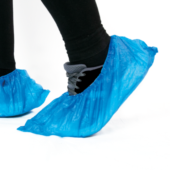 COPRISCARPE MONOUSO PE CON FETTUCCIA - 50PZ.