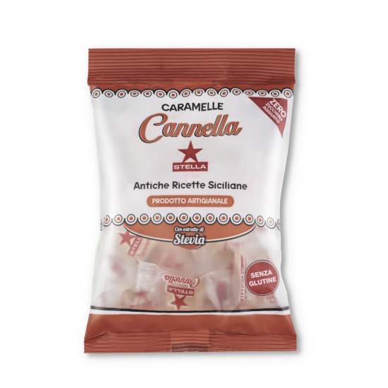 CARAMELLE STELLA CANNELLA SENZA ZUCCHERO