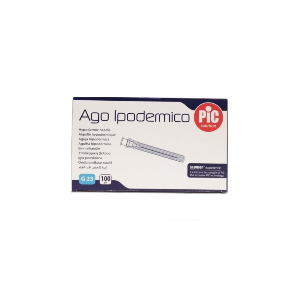 PIC AGO IPODERMICO G23 1/4 (0,6X30MM) - 100PZ