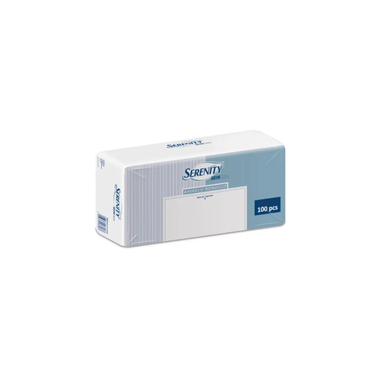 BAVAGLIA MONOUSO CON TASCA SERENITY 38X78 - 100PZ